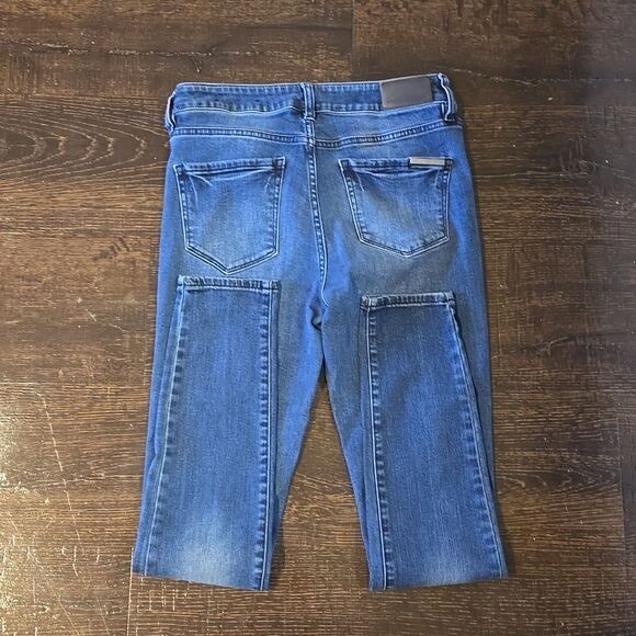 Armani Exchange Super Skinny High-waisted Blue Jeans - Picture 6 of 11